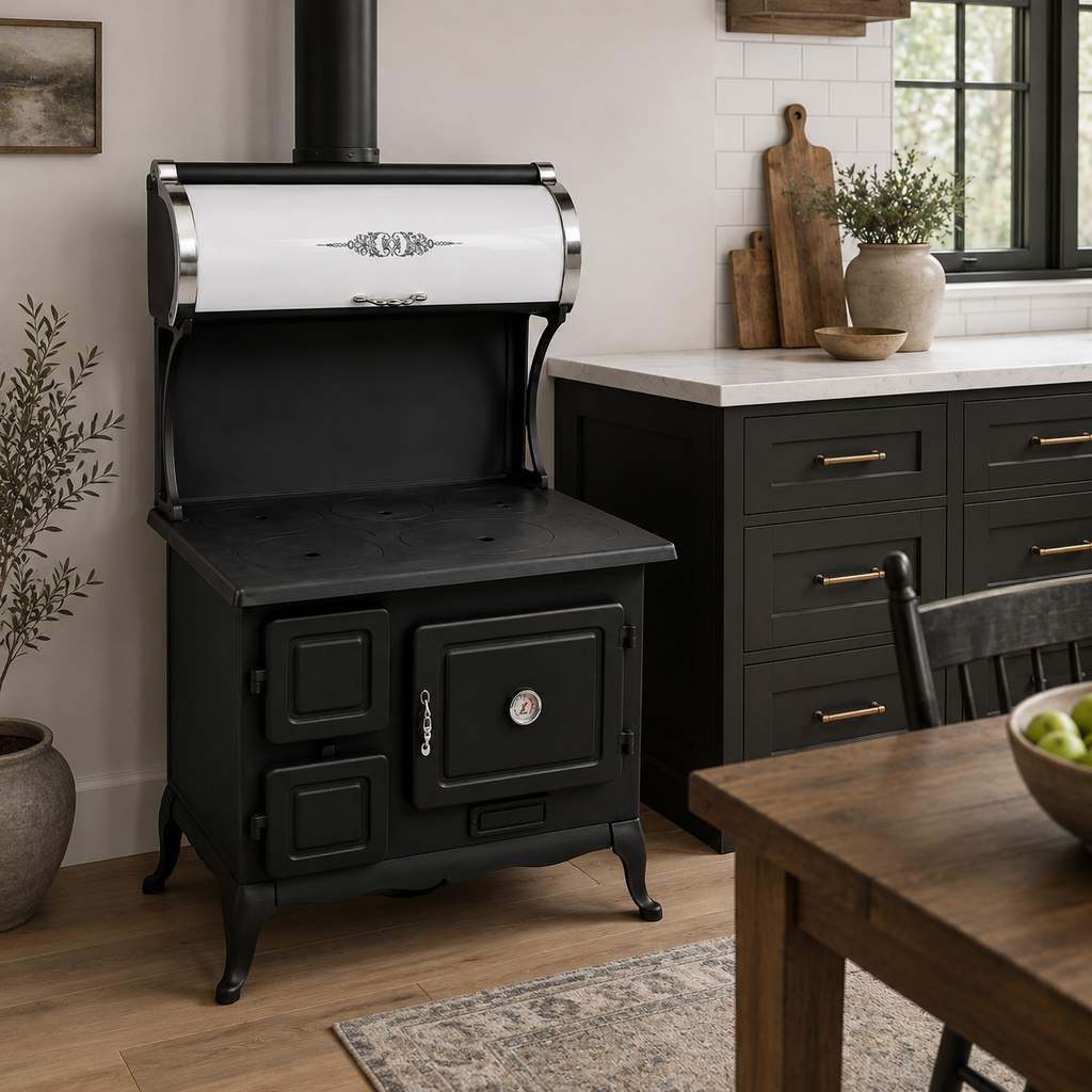 Ocotillo Cast-Iron Wood-Burning Stove