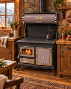 Moonstone Cast-Iron Wood-Burning Stove