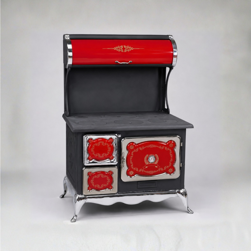 Ruby Cast-Iron Wood-Burning Stove